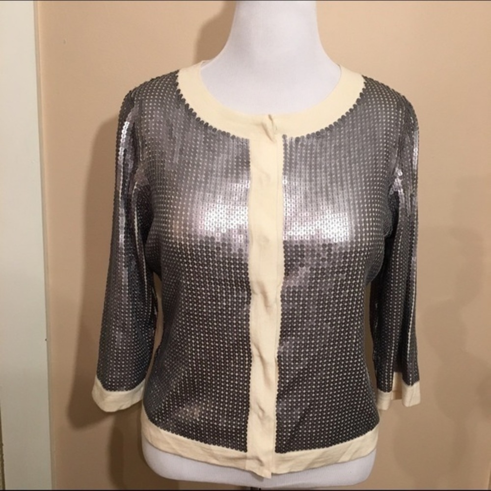 NWT Loft all over sequin cardigan
